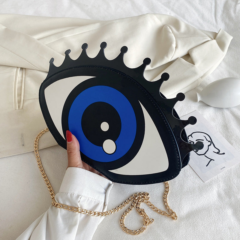 Wholesale PU Eyes Crossbody Bag